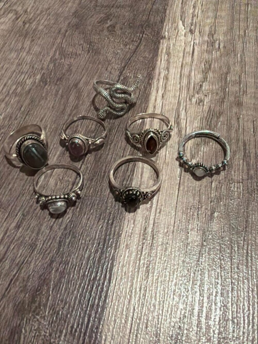 Bundle Of Crystal Rings - Picture 2 of 4